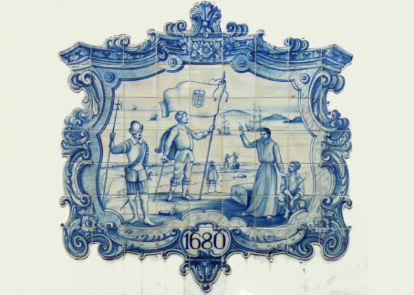 Remains of Portuguese Azulejo ʯͷż-10001.JPG