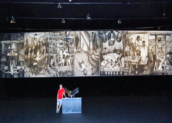 01-09-13_ Nation's Pantheon_Red Hall w the Mural of Freedom ɫɱڻ-80001.JPG