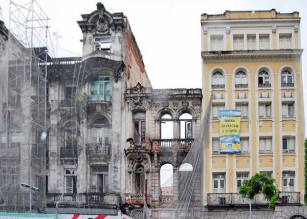 01-11-13_ Portuguese Polonial Bldg along the Avenida Repœblica do Paraguai in the Lapa Neighborhood.JPG
