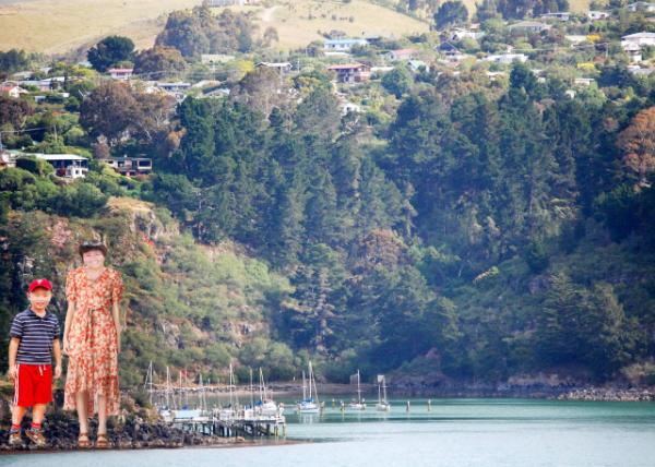 2009-12-25_Lyttelton Harbour of Christchurch via Diamond Princess0001.JPG