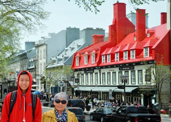 2017-05-28_Auberge Du Tresor In 1640, a half-timber house standing at the corner of Sainte-Anne and Du Trsor becomes the only permanent housing for the French regime in New France.jpg