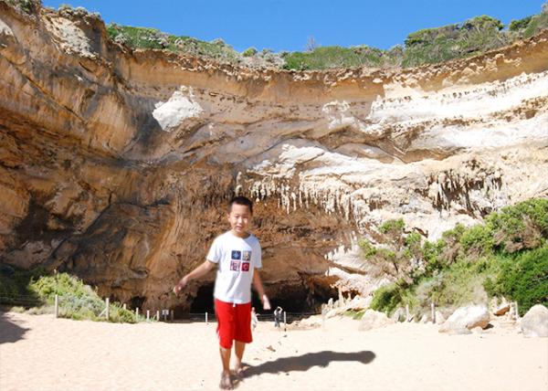 01-07-10_ Loch Ard Gorge, a Sandy Shore Enclosed by Sheer Limestone Cliffs-10001.jpg
