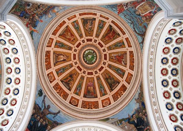 02-03-08_ Capitol Bldg_Rotunda Mosaics in Capitol Բ0001.JPG