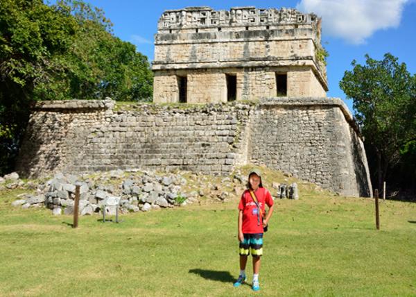 2014-11-03_Casa Colorada or Chichanchob w Its Detailed, Ancient Hieroglyphics in Recording the History of Chichen Itza's Rulers-20001.JPG