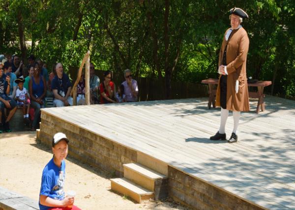 2014-05-26_18th Century Men's Civilian Outfit w Black tricorn, Gray Linen Coat, Burgundy Wool 1770s Waistcoat, & Green Linen Fall Front Breeches.jpg