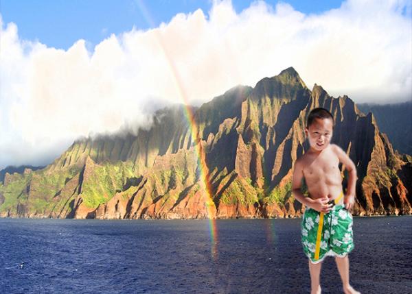 10-07-07_ Pali, or Cliffs, Providing a Rugged Grandeur of Deep, Narrow Valleys Ending Abruptly @ the Sea-10001.jpg