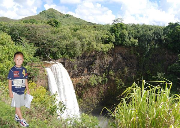 10-09-07_ Falls_Wailua Falls w 2-Tiered 80-Ft-Tall near Lihue is Famous for Being Featured in the 1970s TV Series, Fantasy Island-10001.jpg