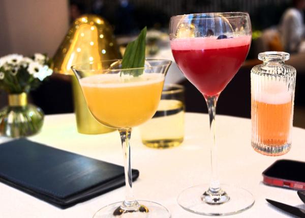 2024-04-27_Cocktail_Le Bandana w River's Antoine Full Proof Rum_ Banana_ Pineapple & the Hummingbird w Albany Vodka_ Orgeat_ Passion Fruit_ Cassis Champagne0001.JPG