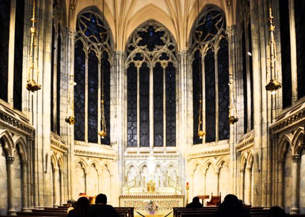 2023-12-08_St. Patrick's Cathedral_Altar Frontal in Lady Chapel w the Annunciation0001.JPG