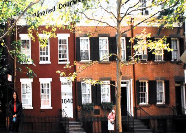 1997-05-26_Vine-Clad Greek Revival Houses (1840) in Greenwich Village @ 14-16 Grove St00010001.JPG