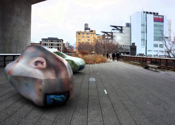 2025-03-15_44_Tishan Hsu Car-Grass-Screen-2 & Car-Body-Screen-2 @ High Line Park near Whitney Museum of American Art0001.JPG