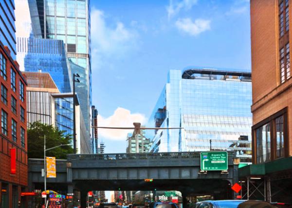 2022-08-28_10th Ave @ 30th St_Sculpture of Drone on the Plinth  the 1st Space on the High Line0001.JPG