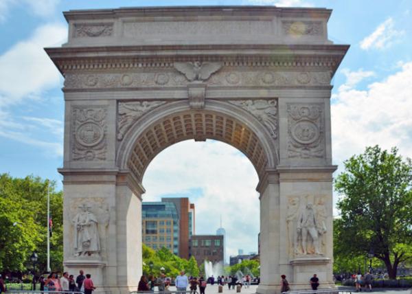 2022-05-16_Washington Square Arch in Marble Washington Designed by Stanford White whose imprint is seen throughout the 7-block Greenwich Village enclave-10001.JPG