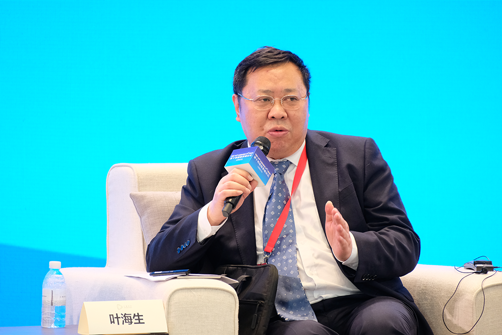 国民养老保险股份有限公司董事长叶海生。 澎湃新闻记者 胡志挺 图