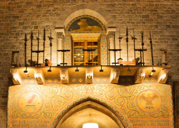 2021-12-15_Great Hall Archway Decorated w a Mosaic Version of the Academy of the New Church Seal-30001.JPG