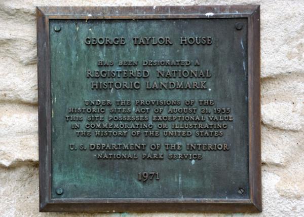 2022-03-25_A Plaque of George Taylor House0001.JPG