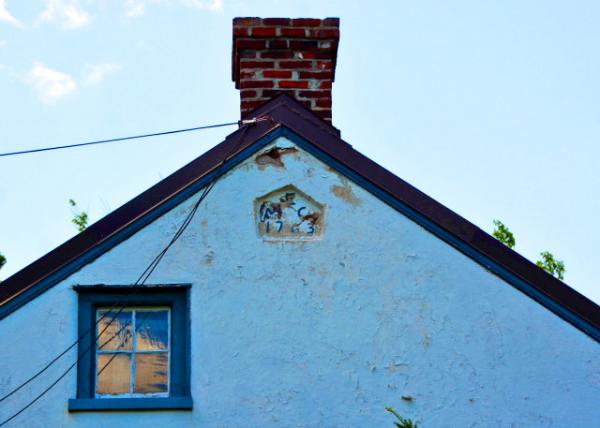 2022-06-19_Linfield_William & Mordecai Evans House (Evans Log & Stone House)_The original log house was built w a stone addition built in 17630001.JPG