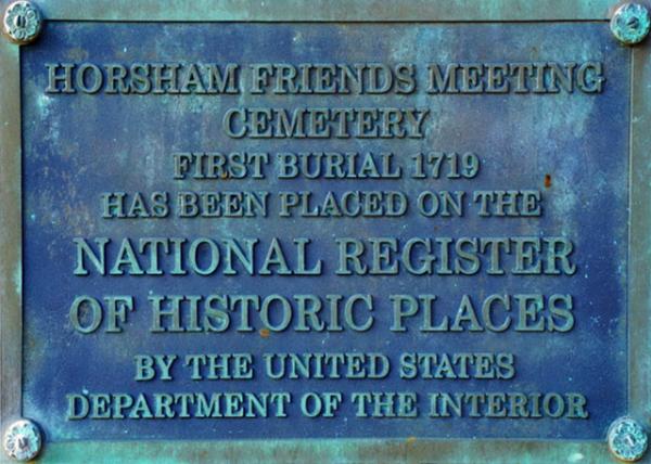 2022-08-22_Horsham Meeting House NRHP Marker0001.JPG