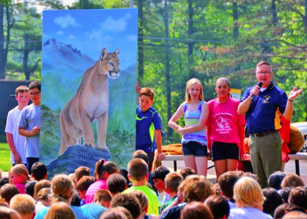 2015-06-11_Gift of Mountain Lion Paint to Montgomery ES ��һѧ���͸�Сѧ��ɽ����0001.JPG