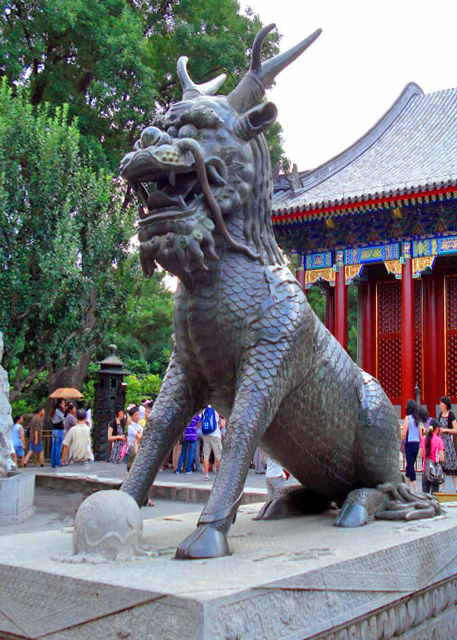 Bronze Qilin Statue ͭ�������0001.JPG