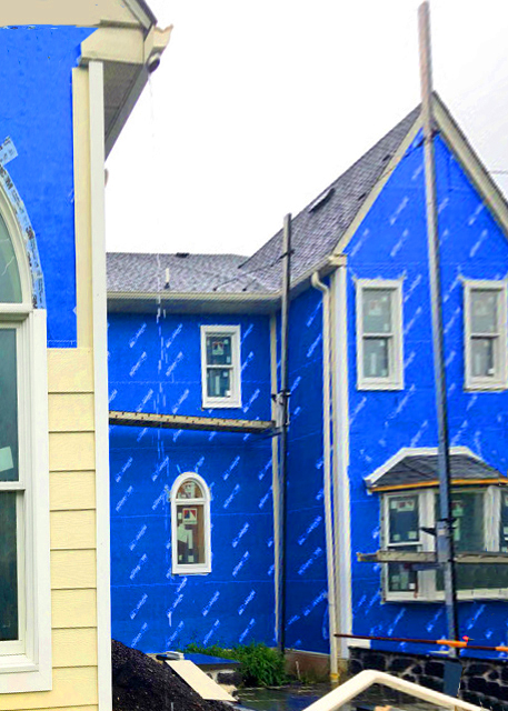 2022-05-06_Blown-away Gutter Downspout by Storm.JPG