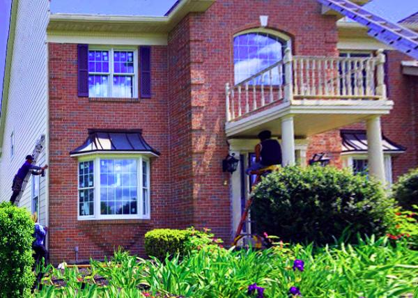 2022-05-12_47_Paint on the Front Dental Frieze Board, Half-Round Fans, Gable Vent, & New PVC Fascia Board on Portico.JPG