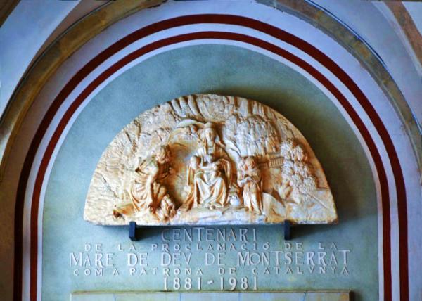2024-06-03_13_Relief Featuring the Black Maddona Honoring the Centenary of the Proclamation of the Virgin as Patron Saint of Catalonia-10001.JPG