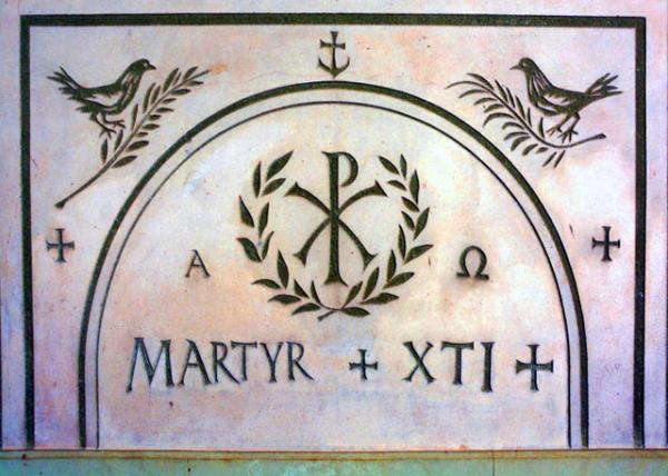 2024-06-03_19_Atrium_Cross Alpha Omega w Revelation 1-11 in the King James Version I am Alpha and Omega_ the first and the last.0001.JPG