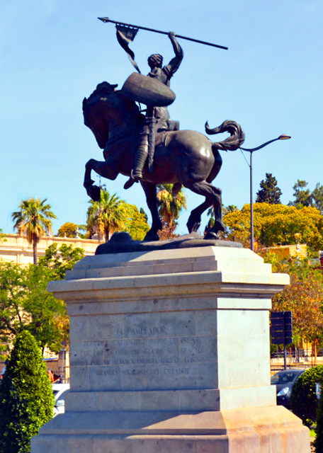2024-06-05_Statue_El Cid, Warlord of the Medieval Spanish Kingdom of Castille & Most Celebrated Hero of Spain Exemplified by his Leading of the Chr.JPG
