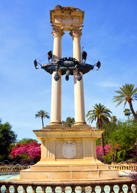 2024-06-05_Monument to Christopher Columbus w a Pillar Representing a Spanish Galleon, Symbolic of How the Spaniards' Conquer, Colonization, & Trad.JPG