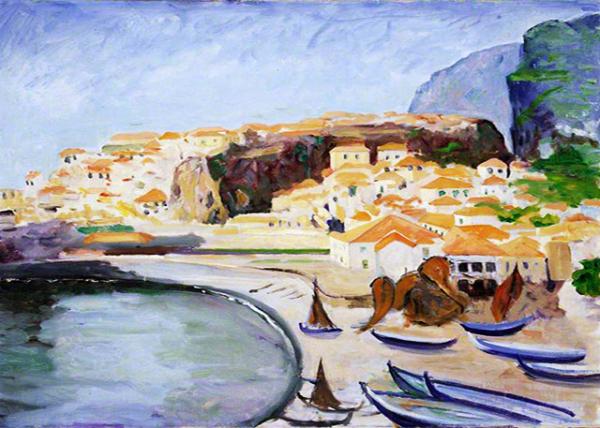 Câmara de Lobos, the Fishing Port of Madeira by Winston Spencer Churchill (1874�C1965).jpg