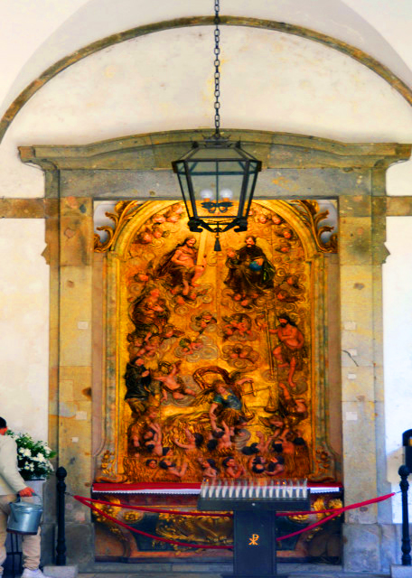 1771362500834477.jpg 2024-06-14_22_Altarpiece Depicting the Blessed Virgin & St. John the Baptist along w St. Michael Delivering Souls out of Purgatory0001.JPG