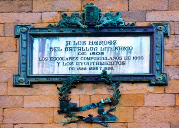 2024-06-15_63_Literary Battalion Plaque in Memory of a Military Company Composed of Students from the Univ of Santiago de Compostela Fought in the Spanish War of Independence001.JPG