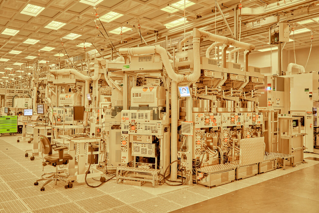 英特尔在亚利桑那州奥科蒂洛的工厂。去年8月,英特尔决定将公司业务10%的股份出售给美国政府。