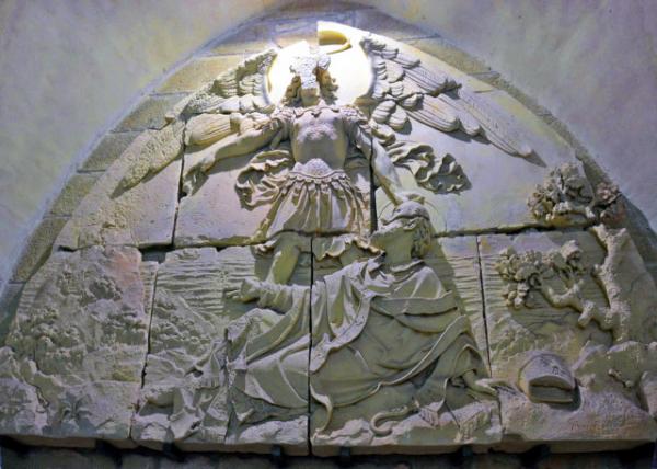 2024-06-20_45_Saint Aubert, Bishop of Avranches in the 8th Century, saw in dreams Archangel Michael, who ordered him to build a sanctuary.JPG