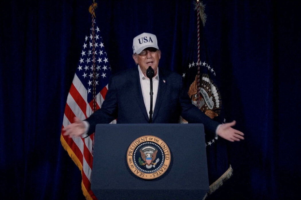 特朗普总统预先录制的视频列举了对伊朗由来已久的诸多不满。