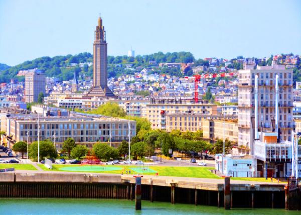 2024-06-21_02_A View from the Sea Showing the Church of St. Joseph behind the Residence de France Apartments & the Marina0001.JPG