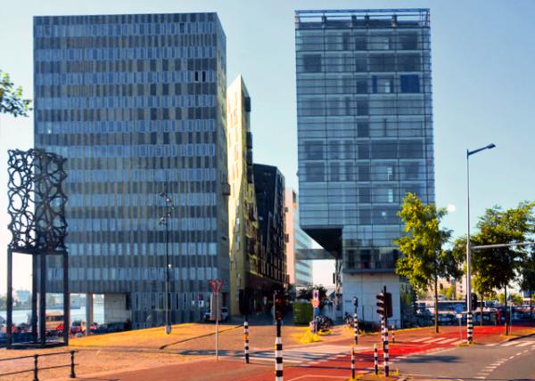 2024-06-24_11_ IJ Dock Development, West of Amsterdam's City Ctr, Sitting on a Narrow Spit of Land w 2 Rows of Bldg Separated by a Ca.JPG
