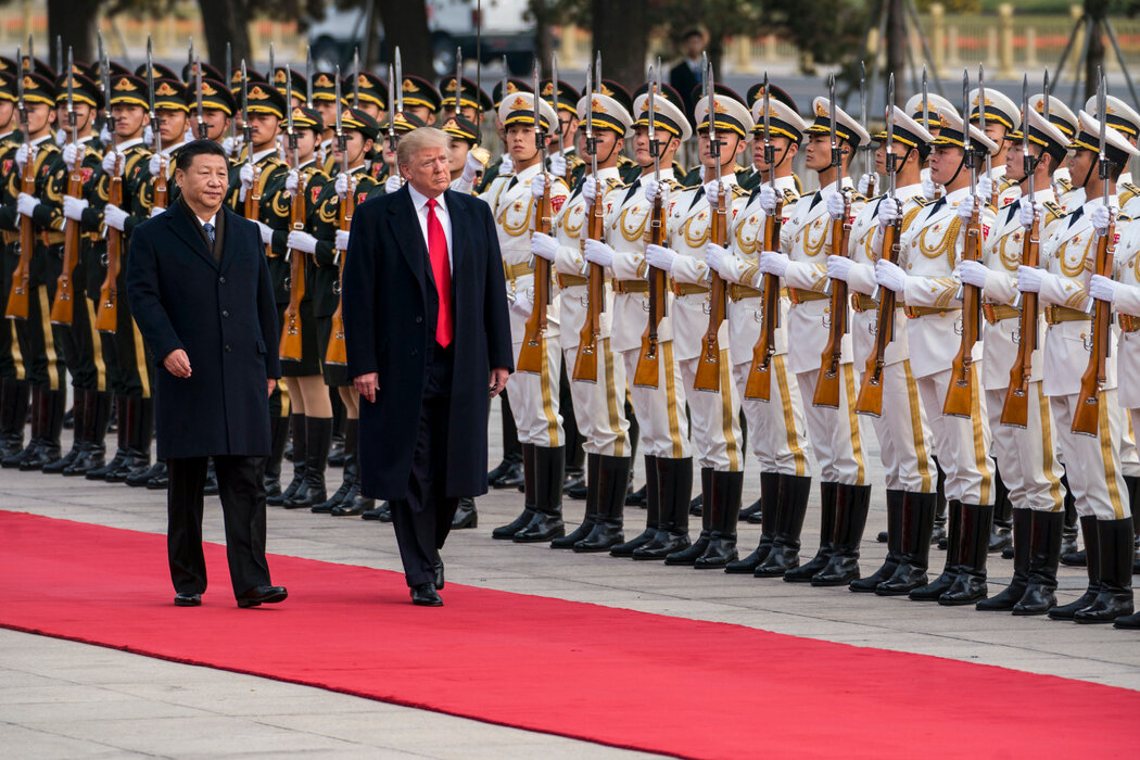 2017年，特朗普总统与中国国家主席习近平举行会晤。当时特朗普对中国进行了国事访问，虽然仪式隆重，但未取得实质性成果。