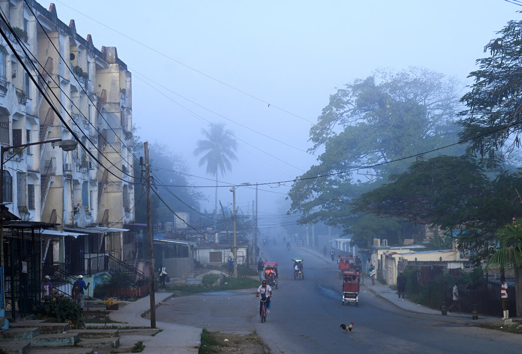 哈瓦那古伊内拉社区，摄于周五。