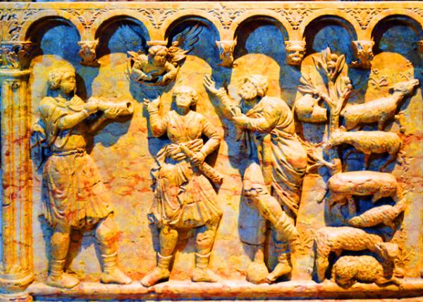 2018-07-10_Church_Sant'Elena_Belief on Baptismal Font ϴ����ϸ���0001.JPG