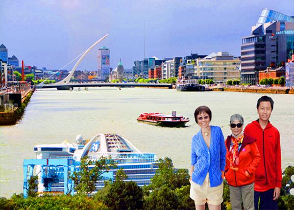 2016-07-10_Samuel Beckett Bridge Viewed from Caribbean Princess0001.jpg