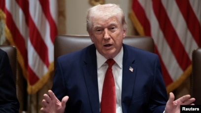 唐納德·特朗普總統在白宮舉行內閣會議。(2026年3月26日)