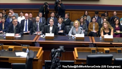 美国国会众议院教育与劳动力委员会举行题为“美国大学遭围攻:外国间谍活动、被窃取的创新成果与国家安全威胁”的听证会。(2026年3月27日)