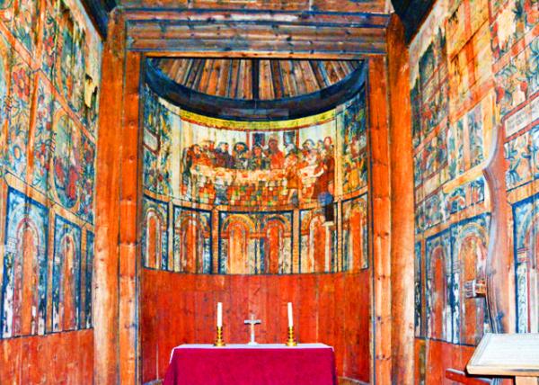 2016-06-26_13C Gol Stave Church_Interior Mural �ڲ��ڻ�-100001.JPG