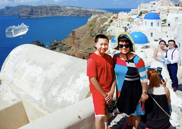 2015-06-19_Emerald Princess Anchored near Oia Pristine Whitewashed Village in Santorini.jpg
