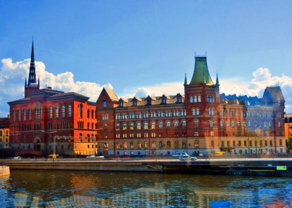 2016-07-04_Bookpublisher Norstedt Building Seen from Vasabron in Riddarholmen ͼ�鷢����ŵ˹̩�ش���0001.JPG