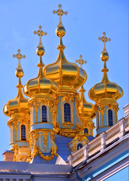 2016-07-02_Catherine Palace_Onion Domes of the Resurrection Church ������������Բ��-20001.JPG