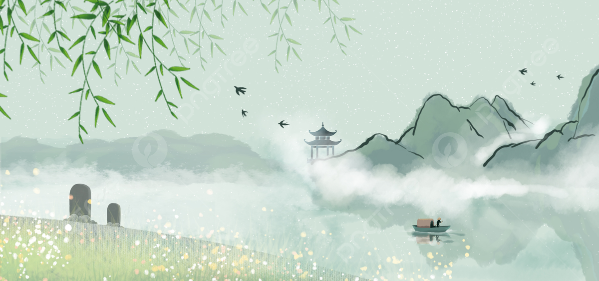 Tomb Sweeping Ching Ming Festival Background, Spring, Qingming ...