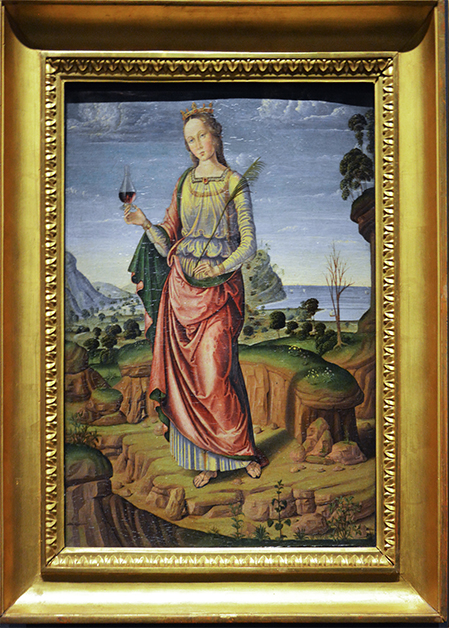 1775493163626049.jpg 2026-04-04_031_Giovanni Santi Martyr-Saint Standing in a Landscape (Probably Saint Ursula), 1490–94, Oil & Tempera Grassa on Wood Panel0001.jpg